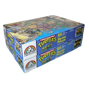 Teenage Mutant Ninja Turtles Vintage 100 Piece Jigsaw Puzzles (1990)